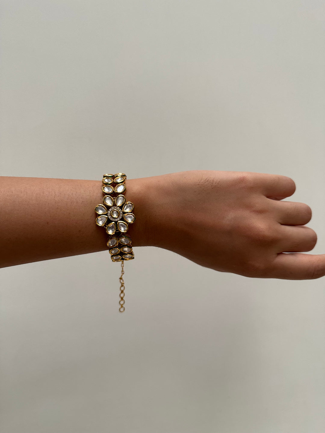 Flower petal bracelet