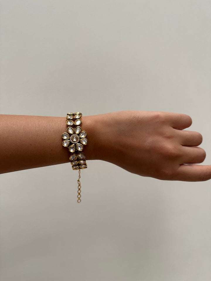 Flower petal bracelet