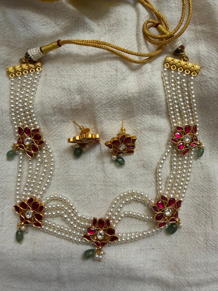 Kamal pearl necklace set