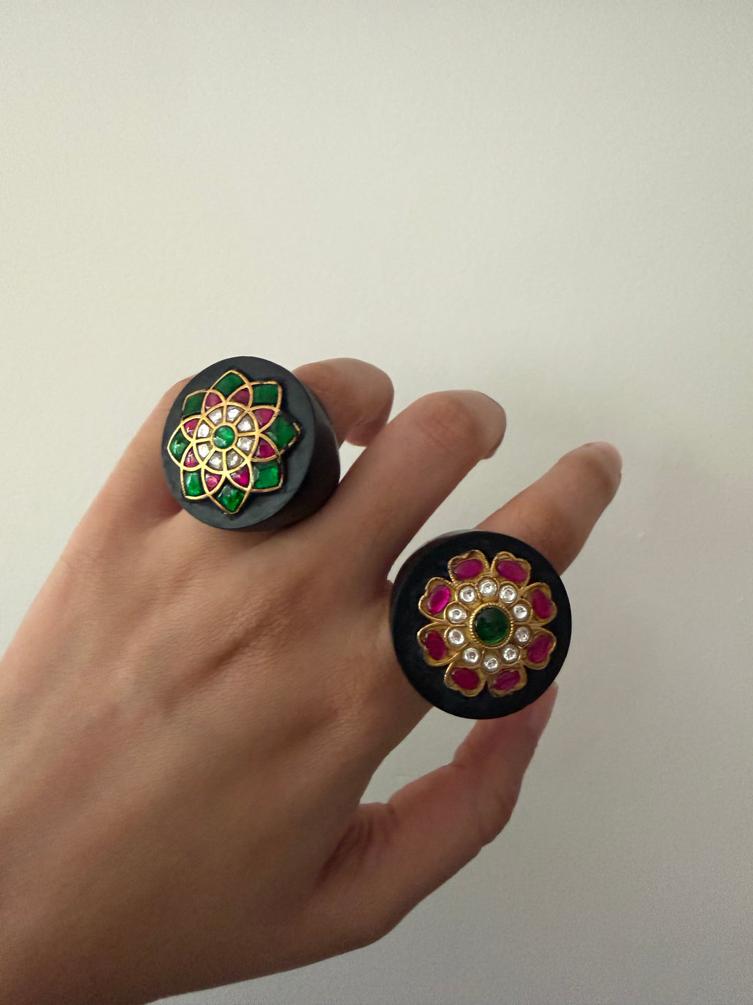 Elan ebony wood ring