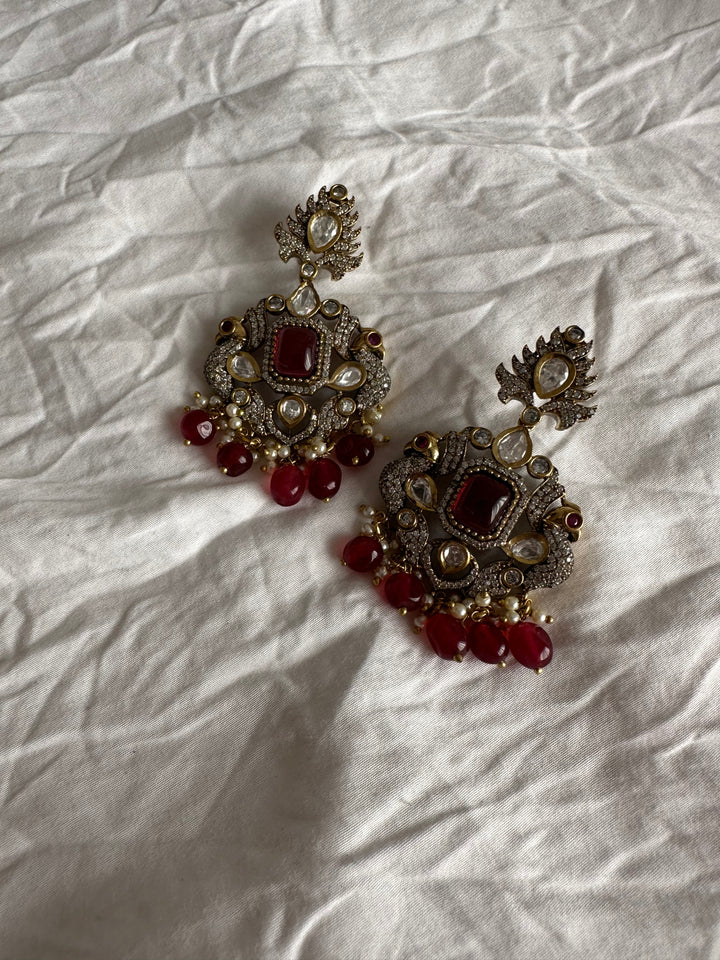 Truce Red Earrings