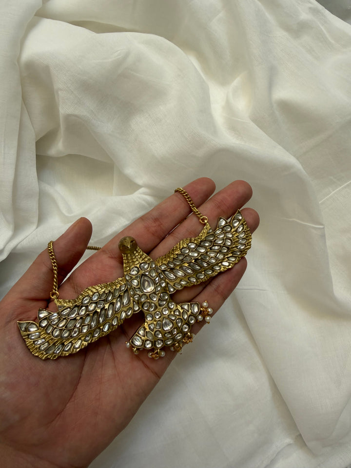 Crownflight eagle necklace