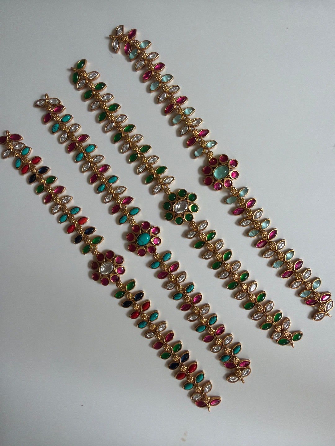 Madhubala flower choker necklace
