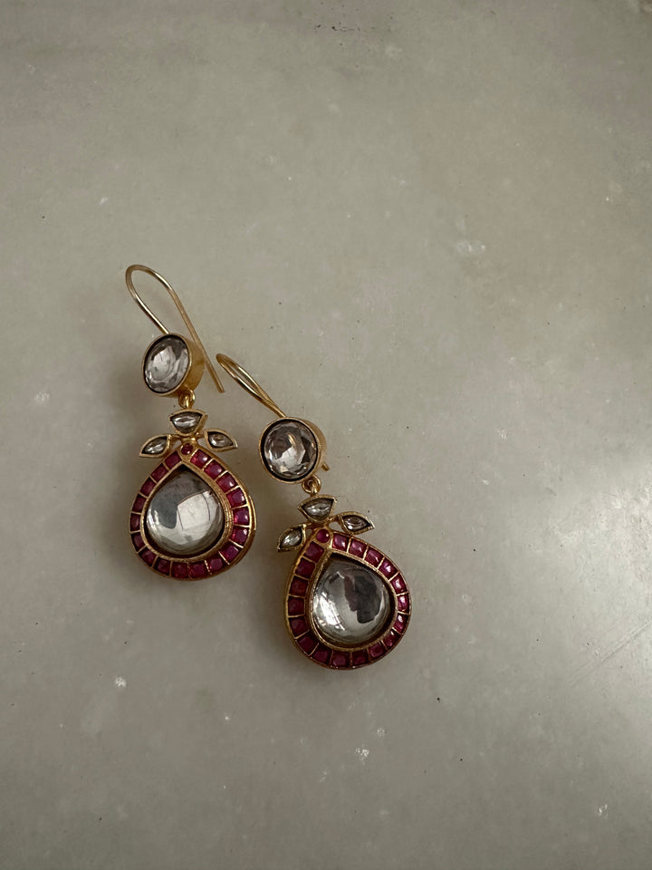 Saha Polki Earrings