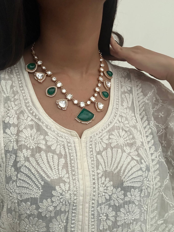 Bani Green Necklace Set