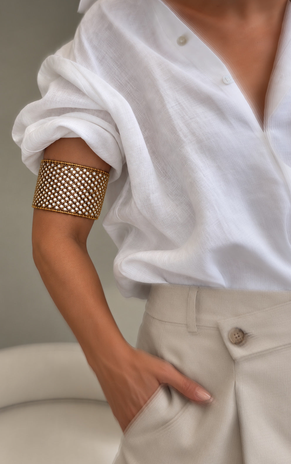 Jadau bajuband arm band