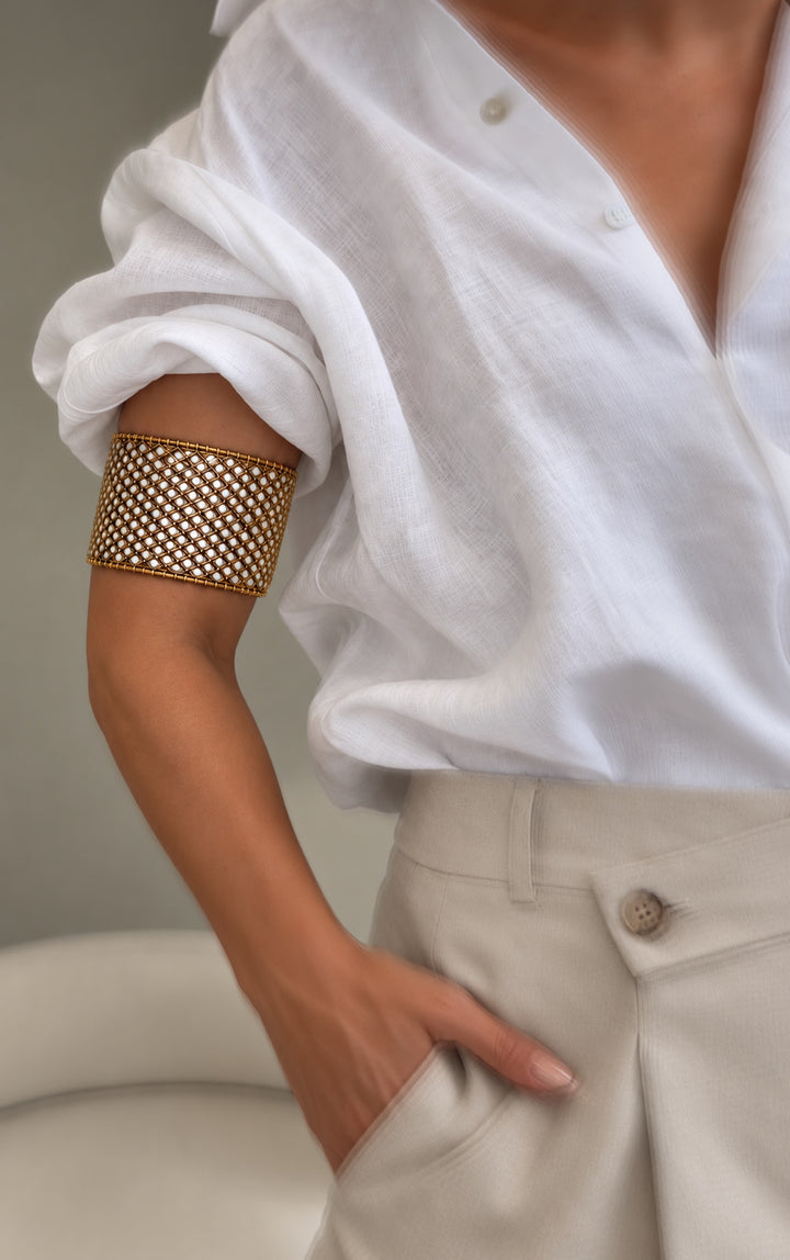 Jadau bajuband arm band