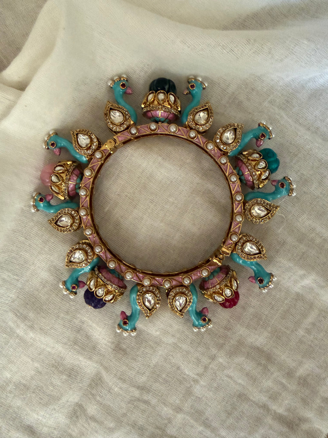 Jaipur Peacock bracelet