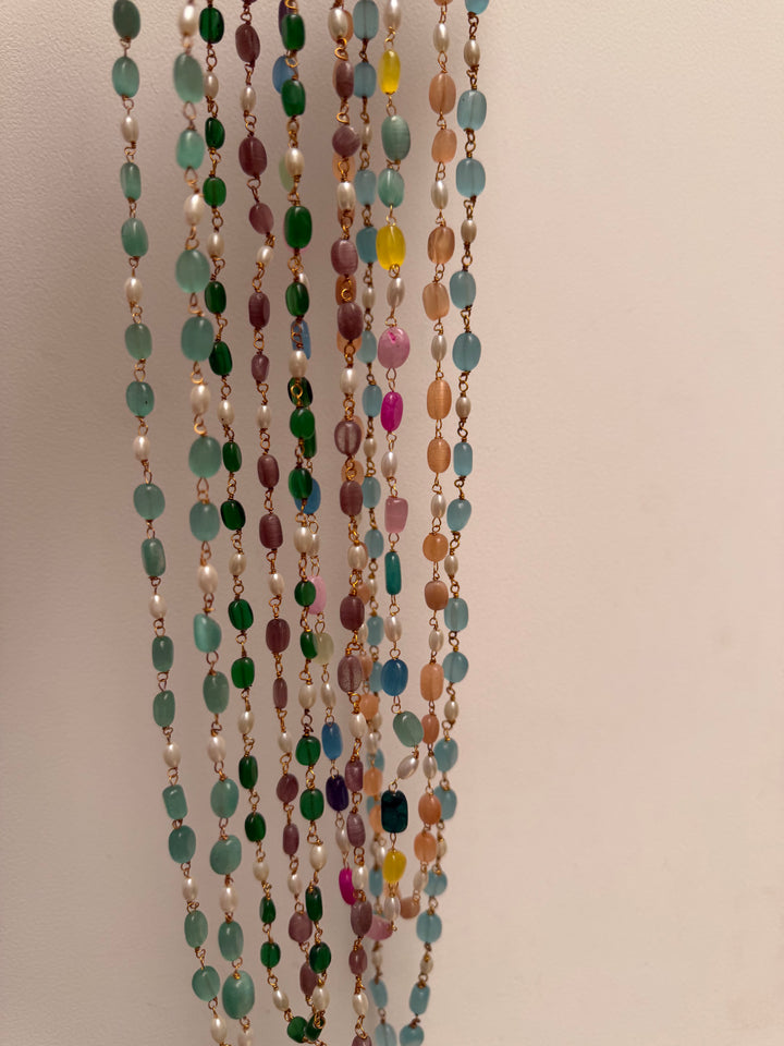 Stone strand necklace