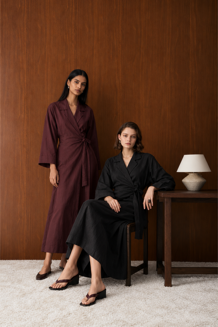 Wrap easy dress