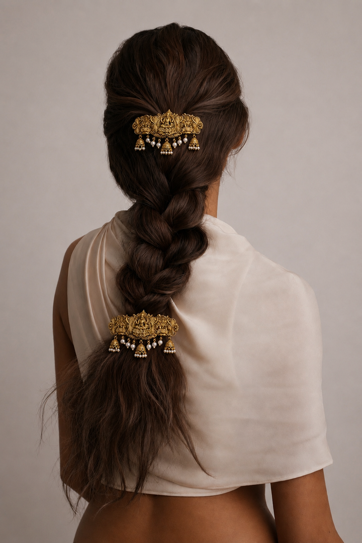 Temple hair clip