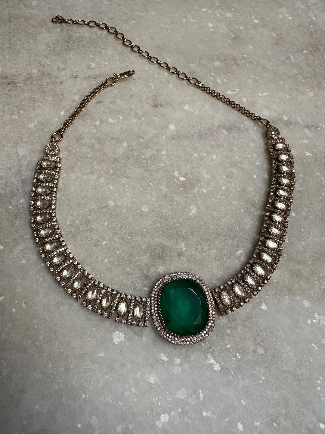Elsa Emerald Necklace