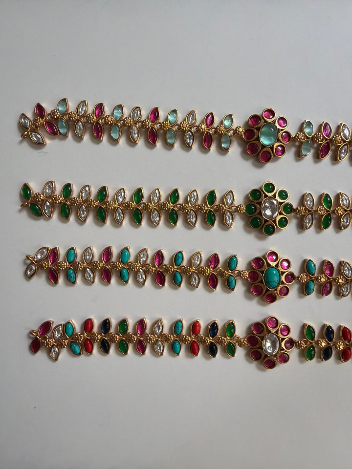 Madhubala flower choker necklace