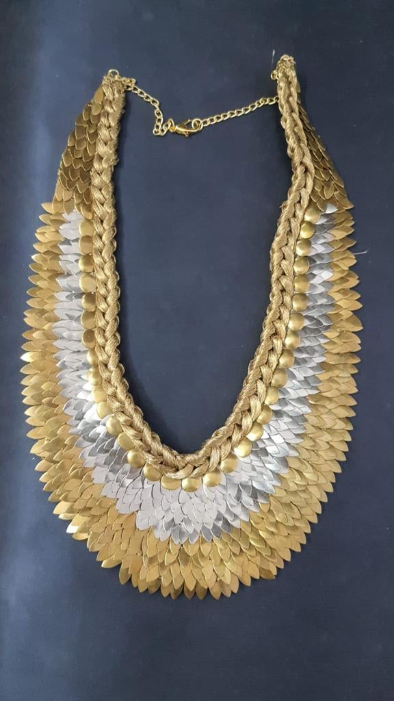 Golden Feather Necklace