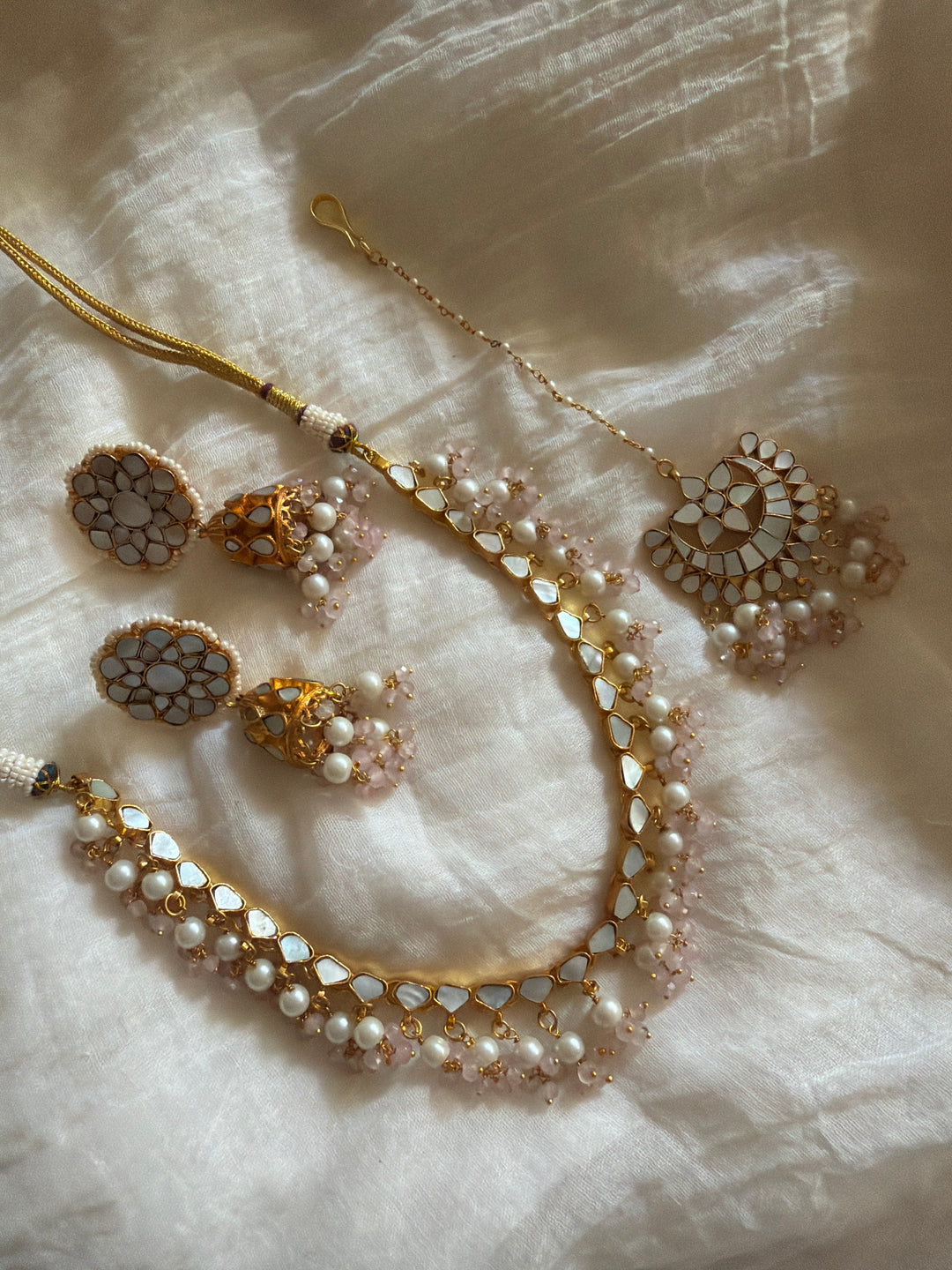 Sea whisperer pink 16 necklace set