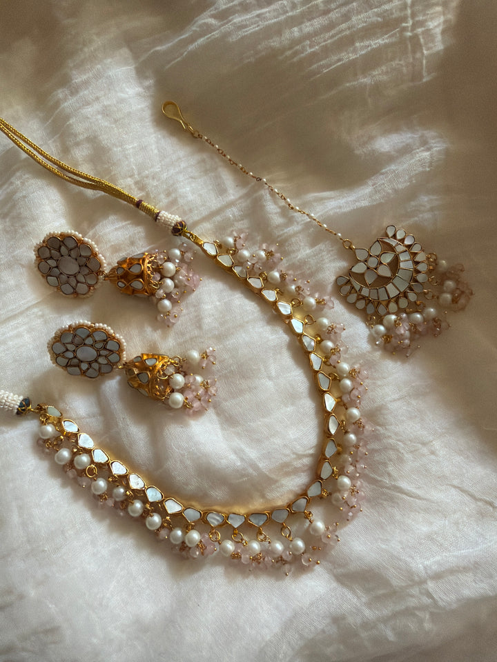 Sea whisperer pink 16 necklace set