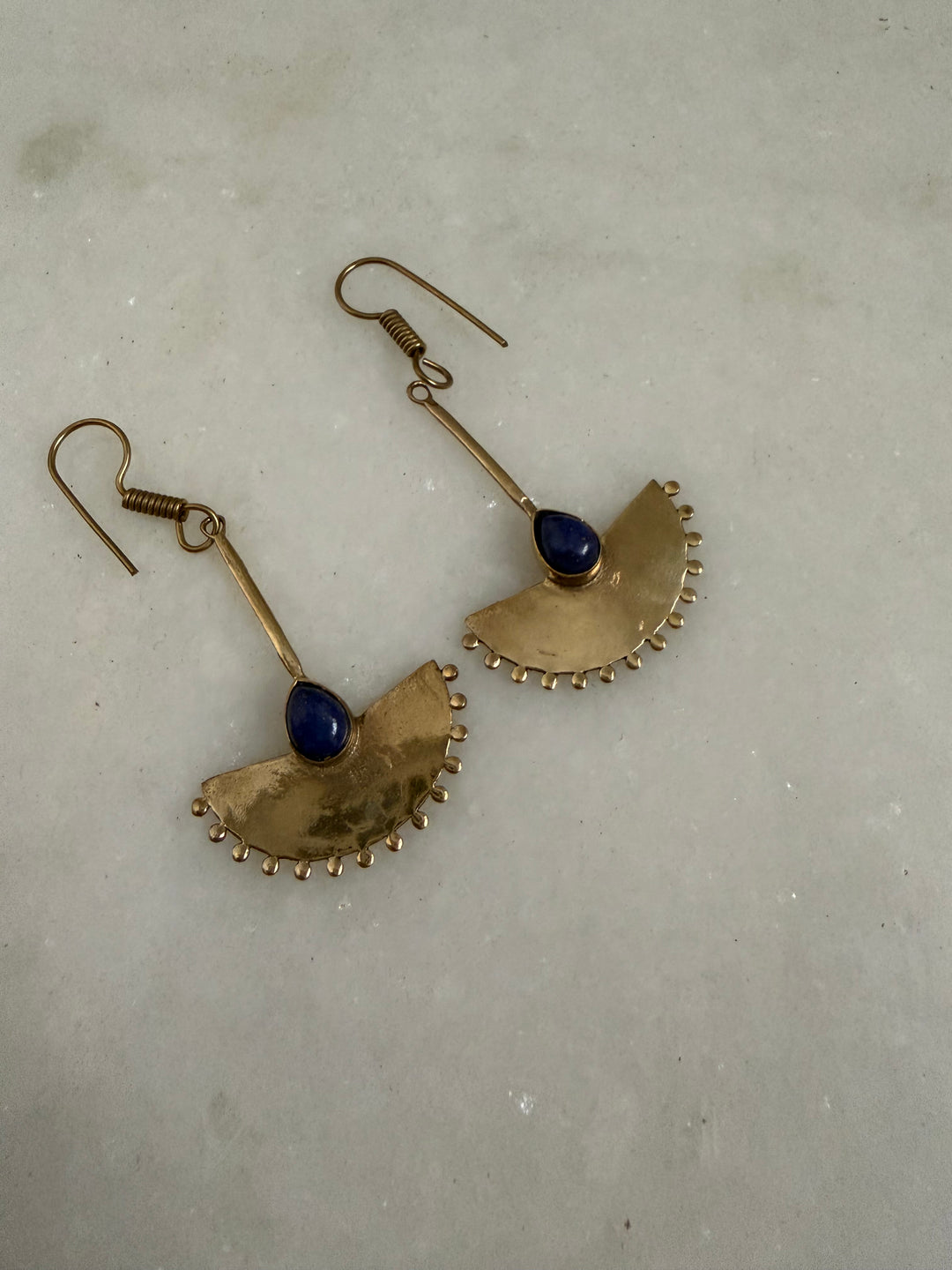 Fan wing earrings