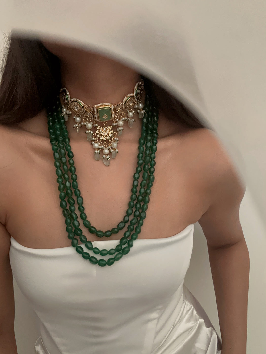 Ronak green necklace