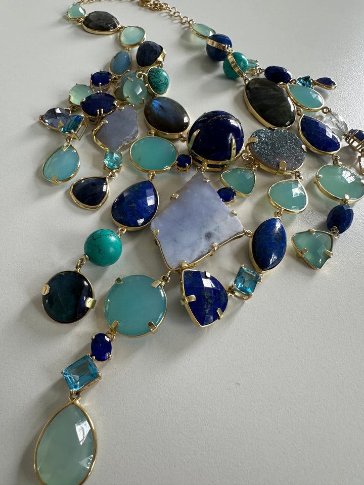 Rock & jewels necklace