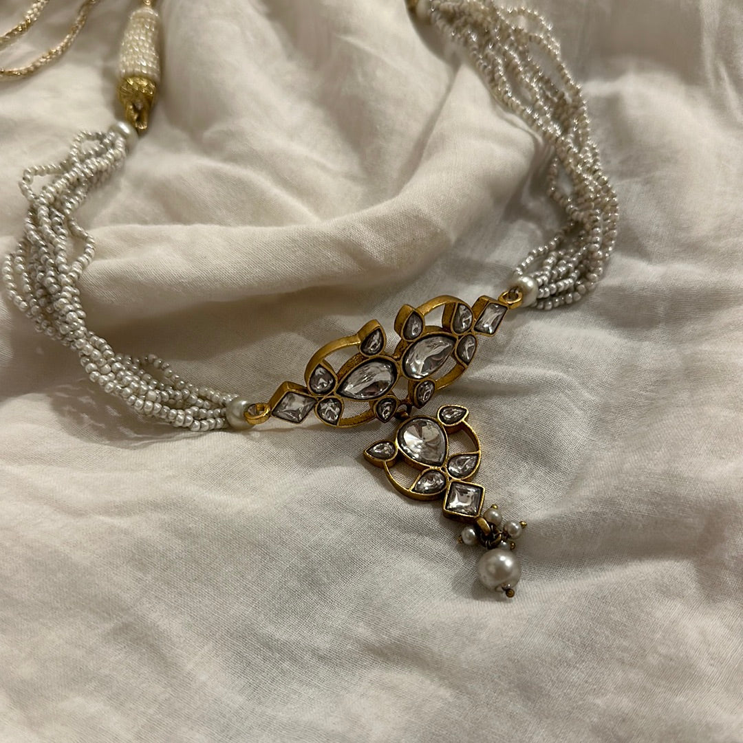 Jahanvi polki necklace