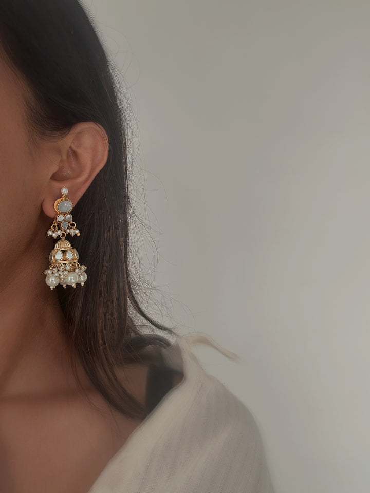 Shabha Milky Earrings