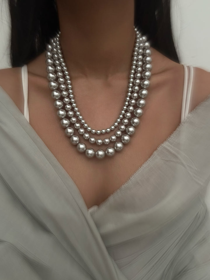 Silver Lining Pearl Necklace