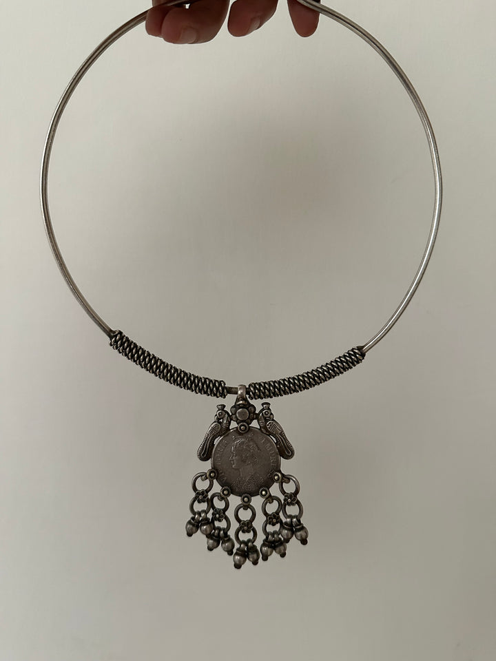 Manan tribe coin hasli necklace