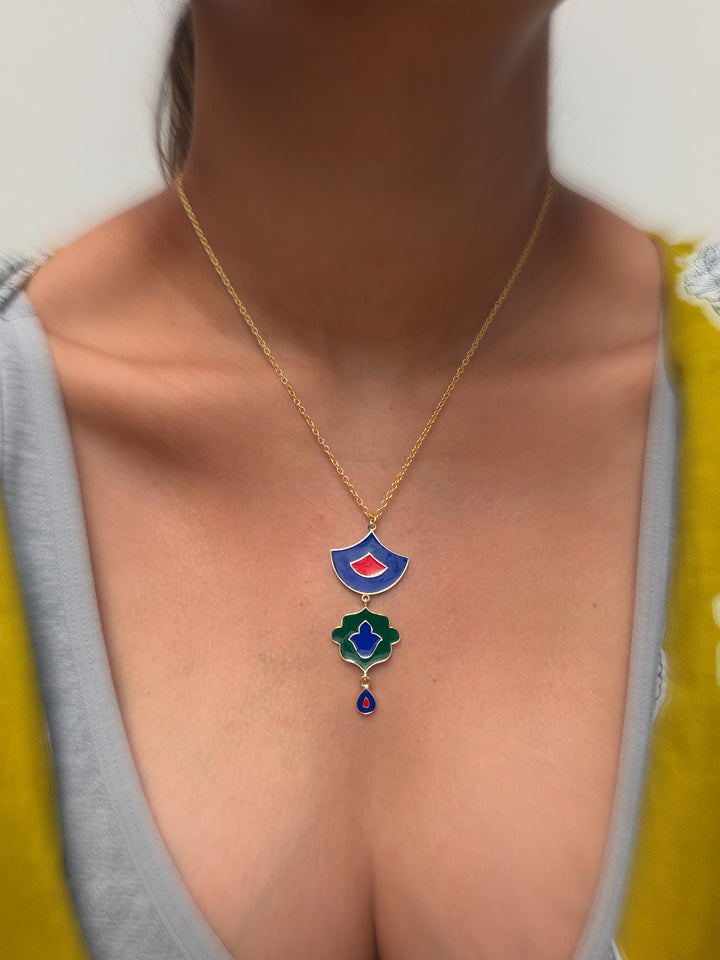 Jaipur art deco necklace