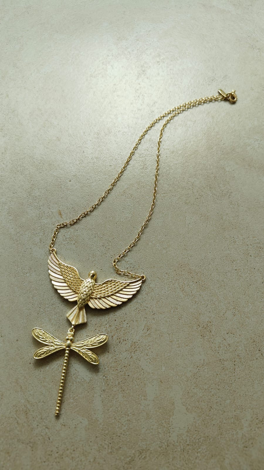 Wing twin necklace
