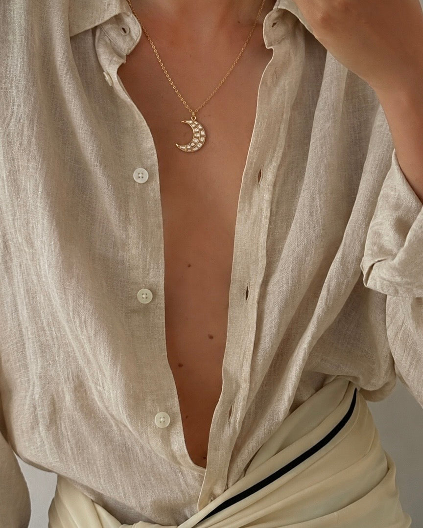 Alina halfmoon necklace
