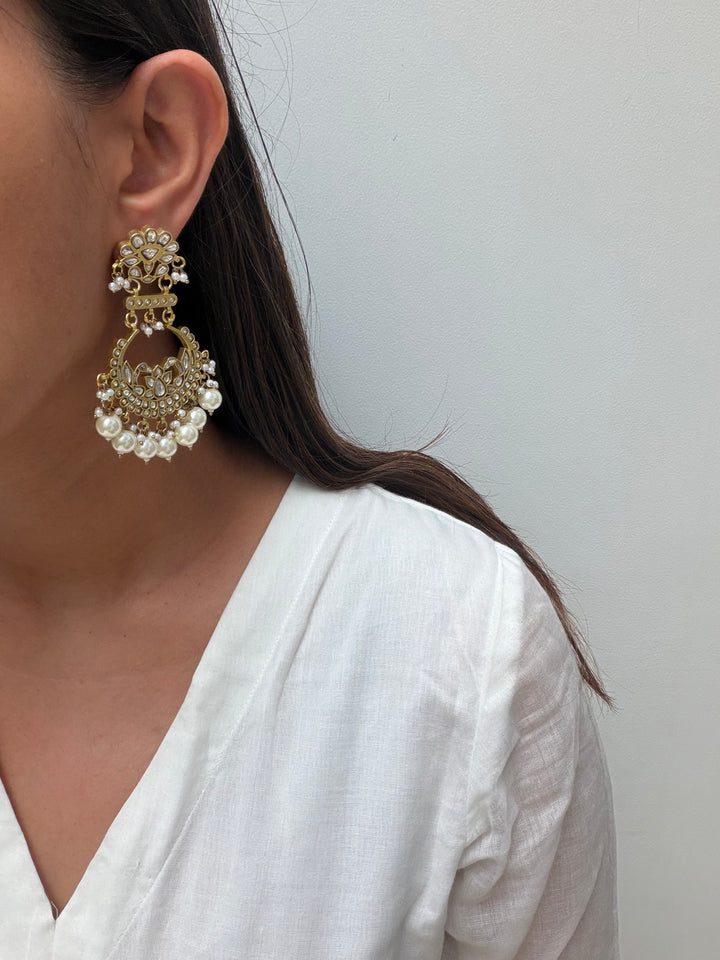 Bikaner kamal earrings