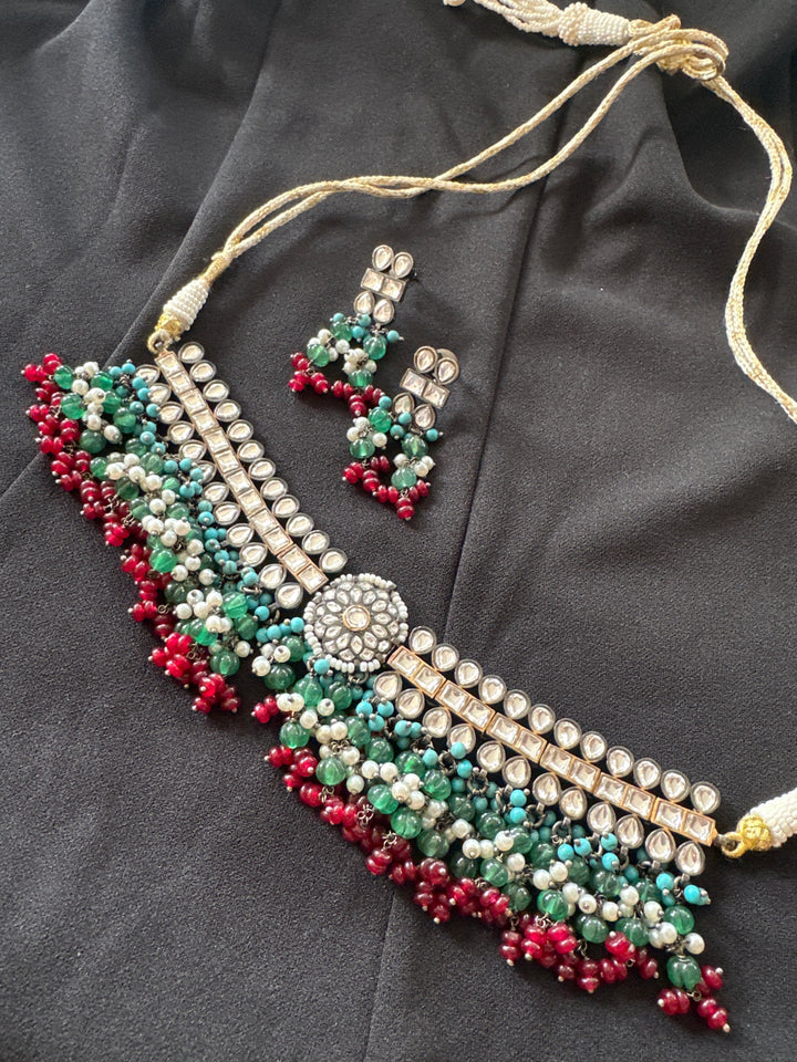 Rahman coal necklace set