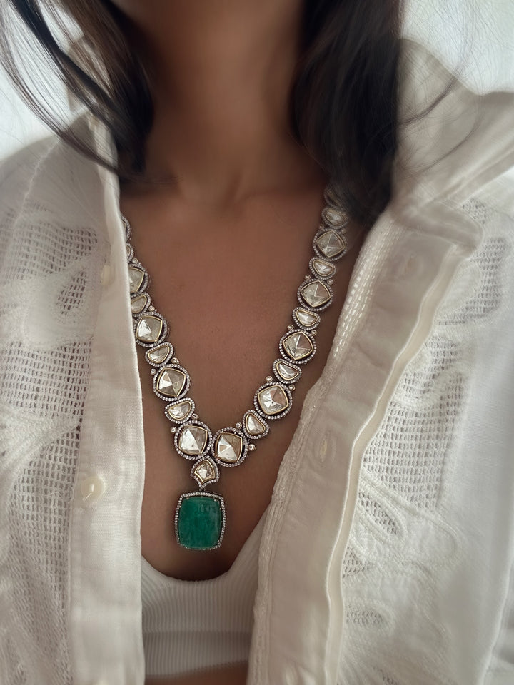 Victoria Aqua Green Necklace Set