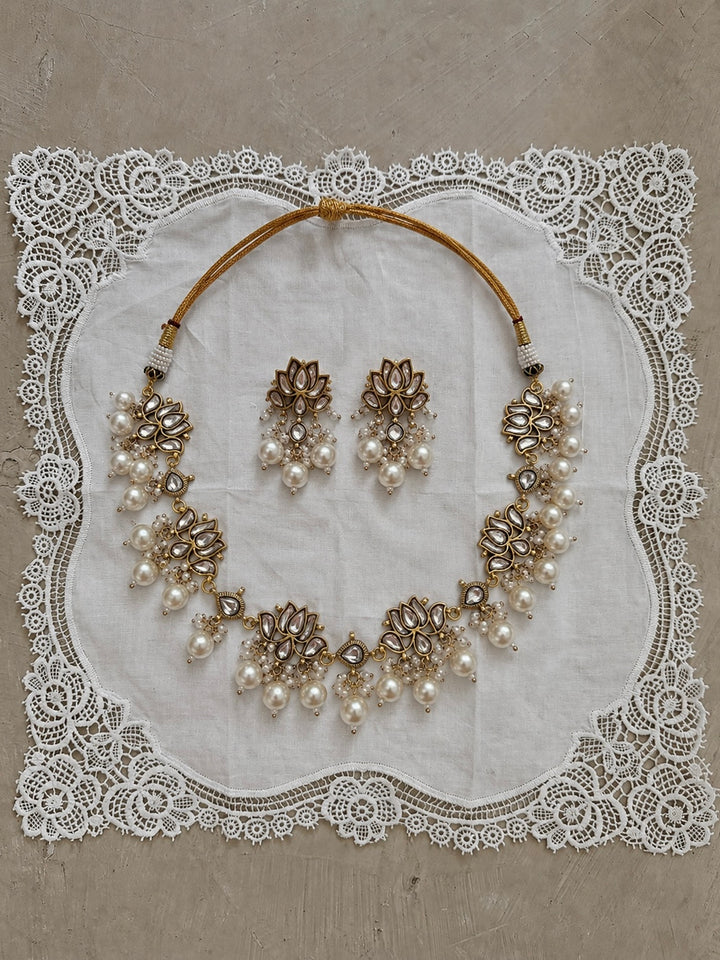 Lotus heirloom necklace set
