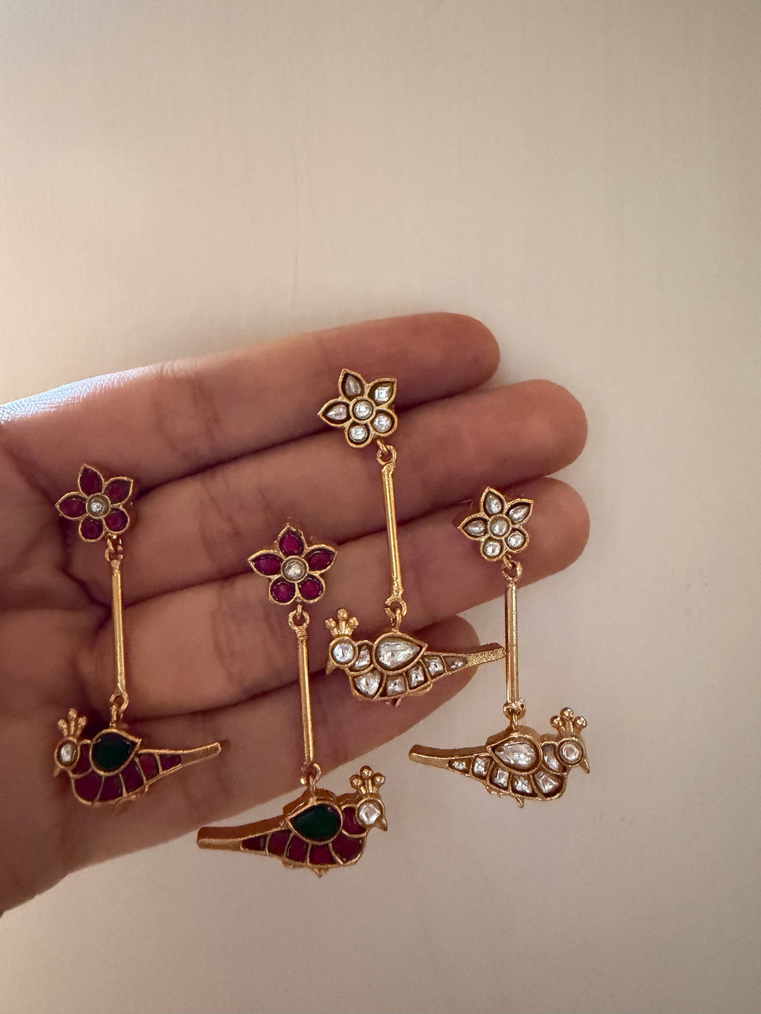Keet bird earrings