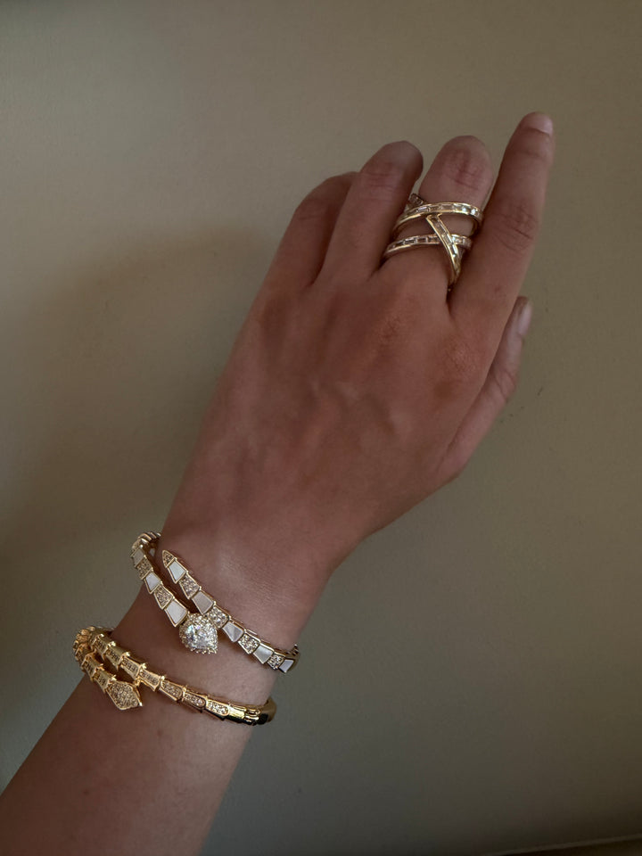 Snake scale bracelet