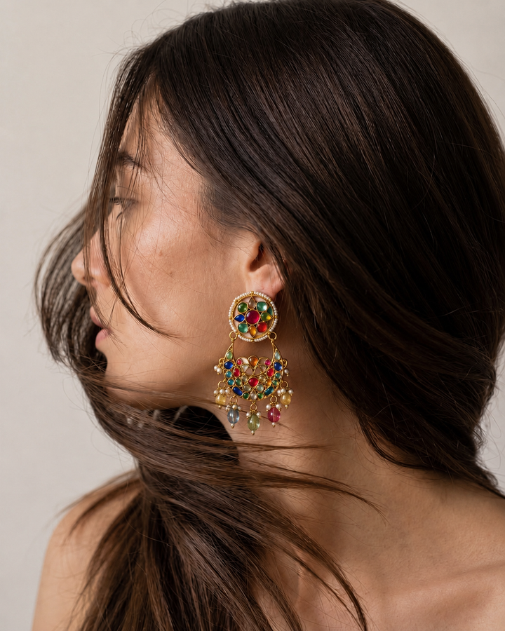 Multicolor shaam earrings