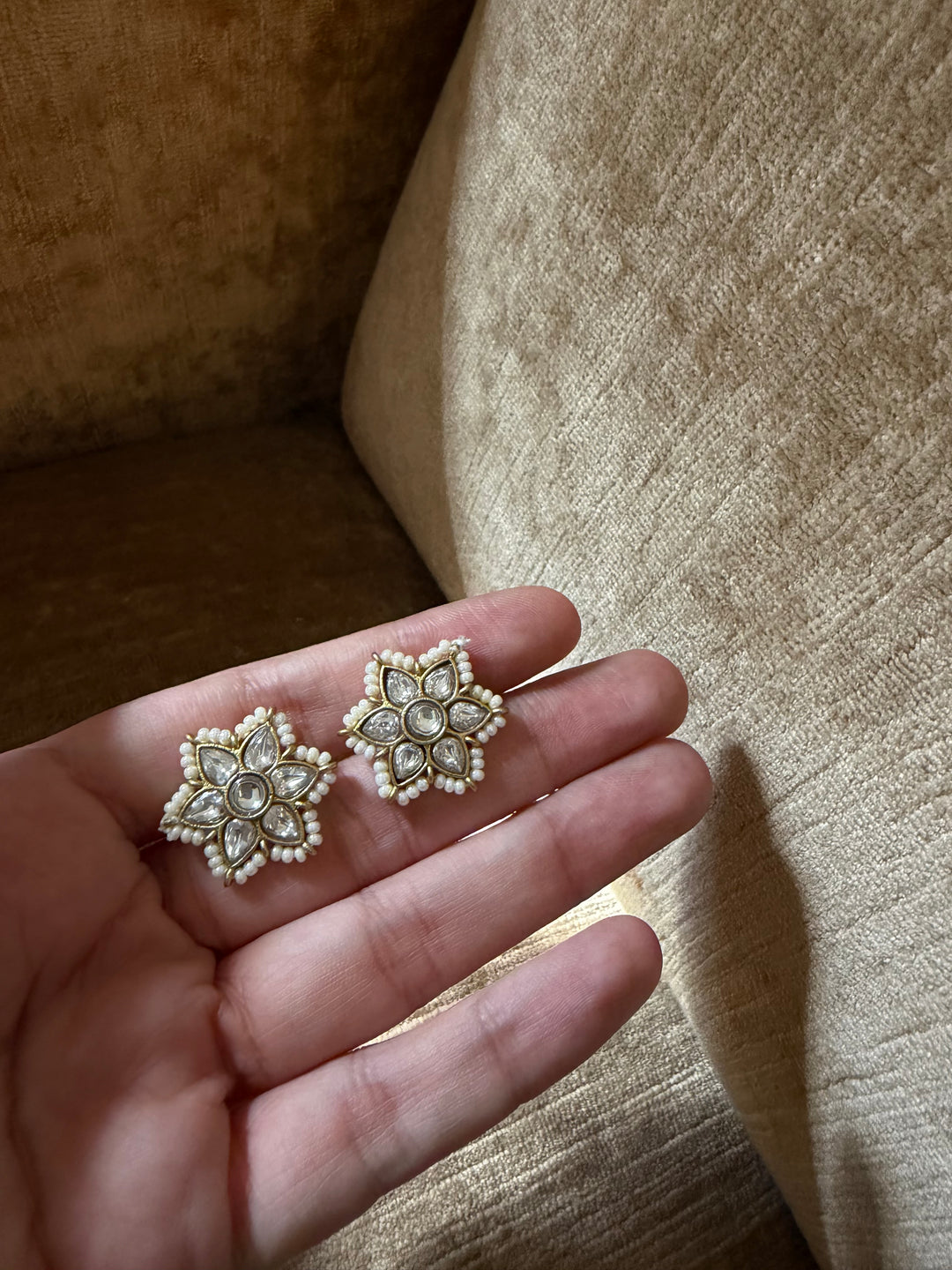 Phool stud earrings