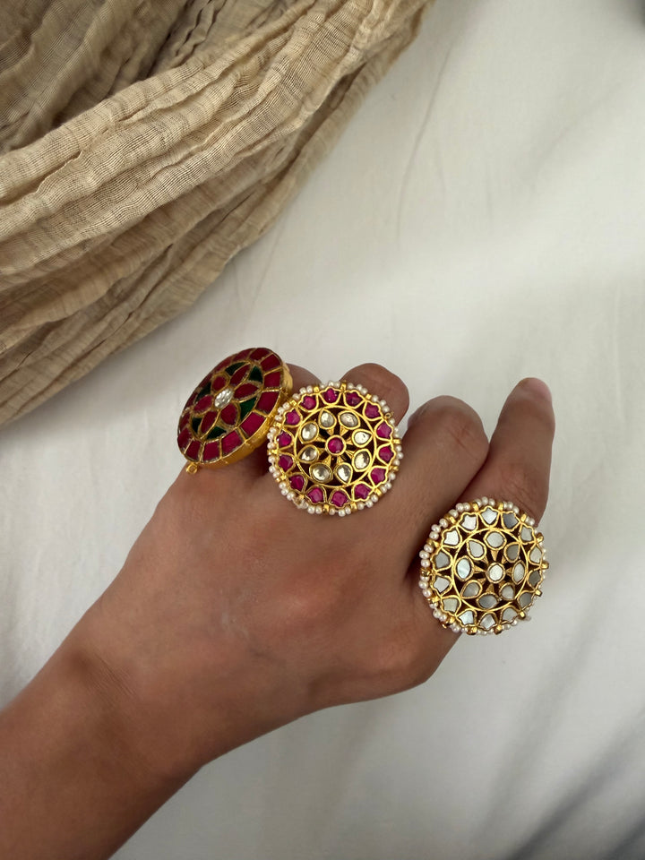 Statement jadau ring