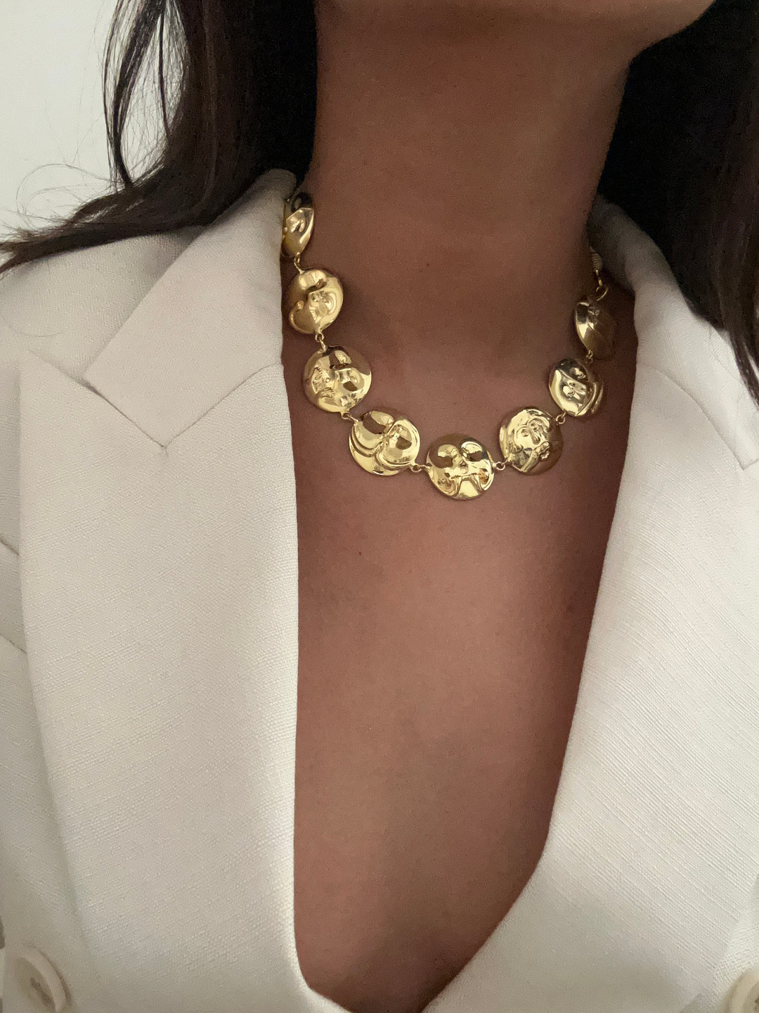 Moody coin necklace