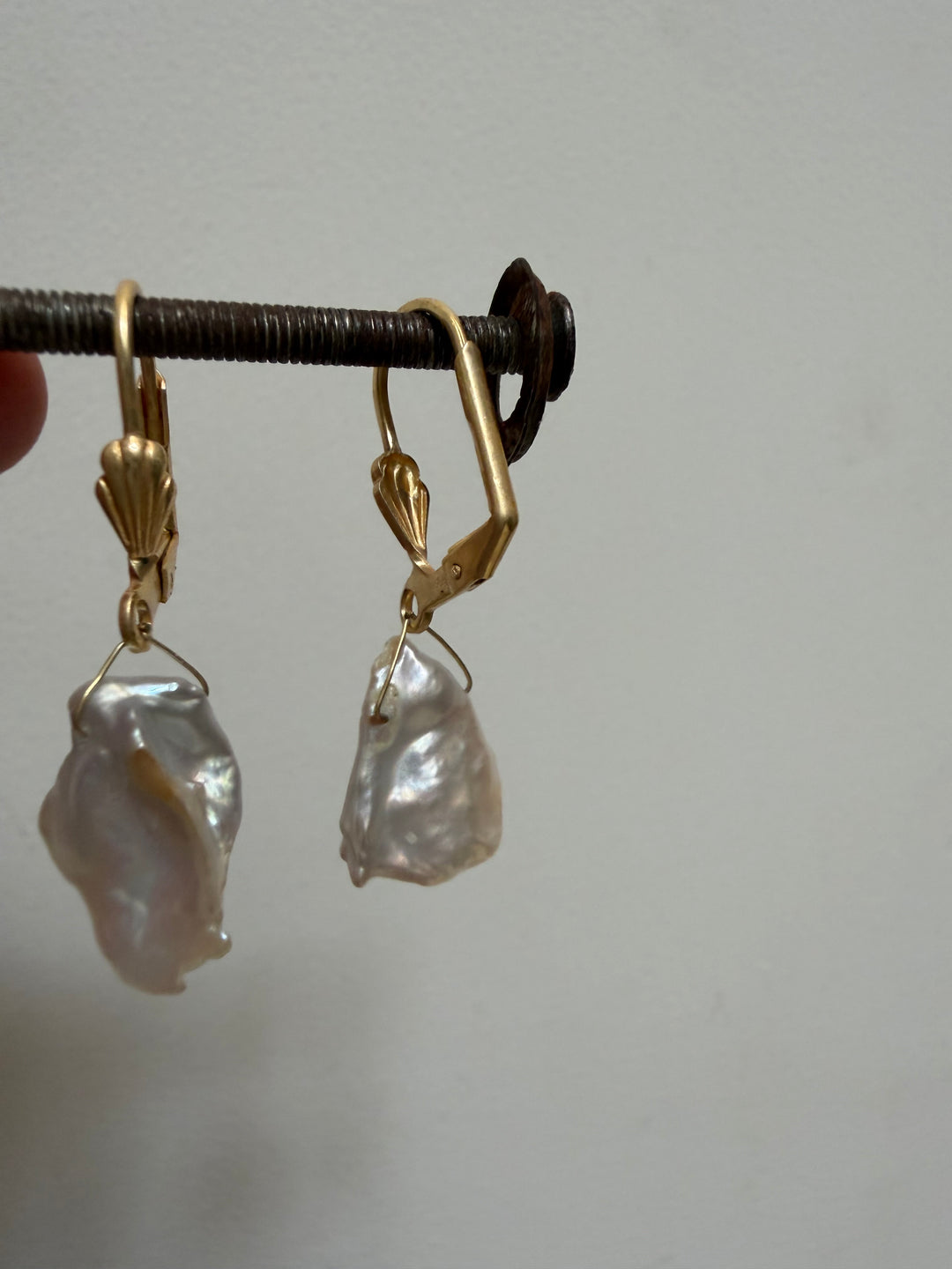 Baroque Pearl Chip sale Earrings