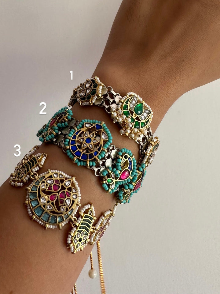 Tanjore festive bracelet