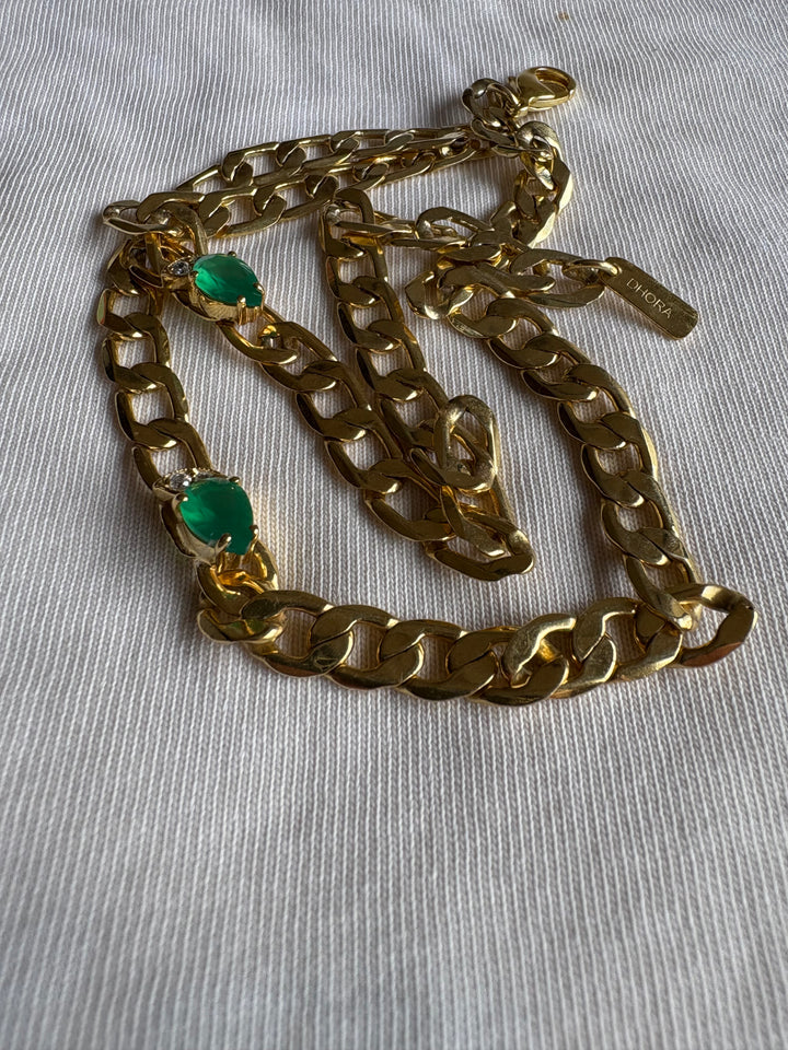 Chalcedony Brooklyn chain