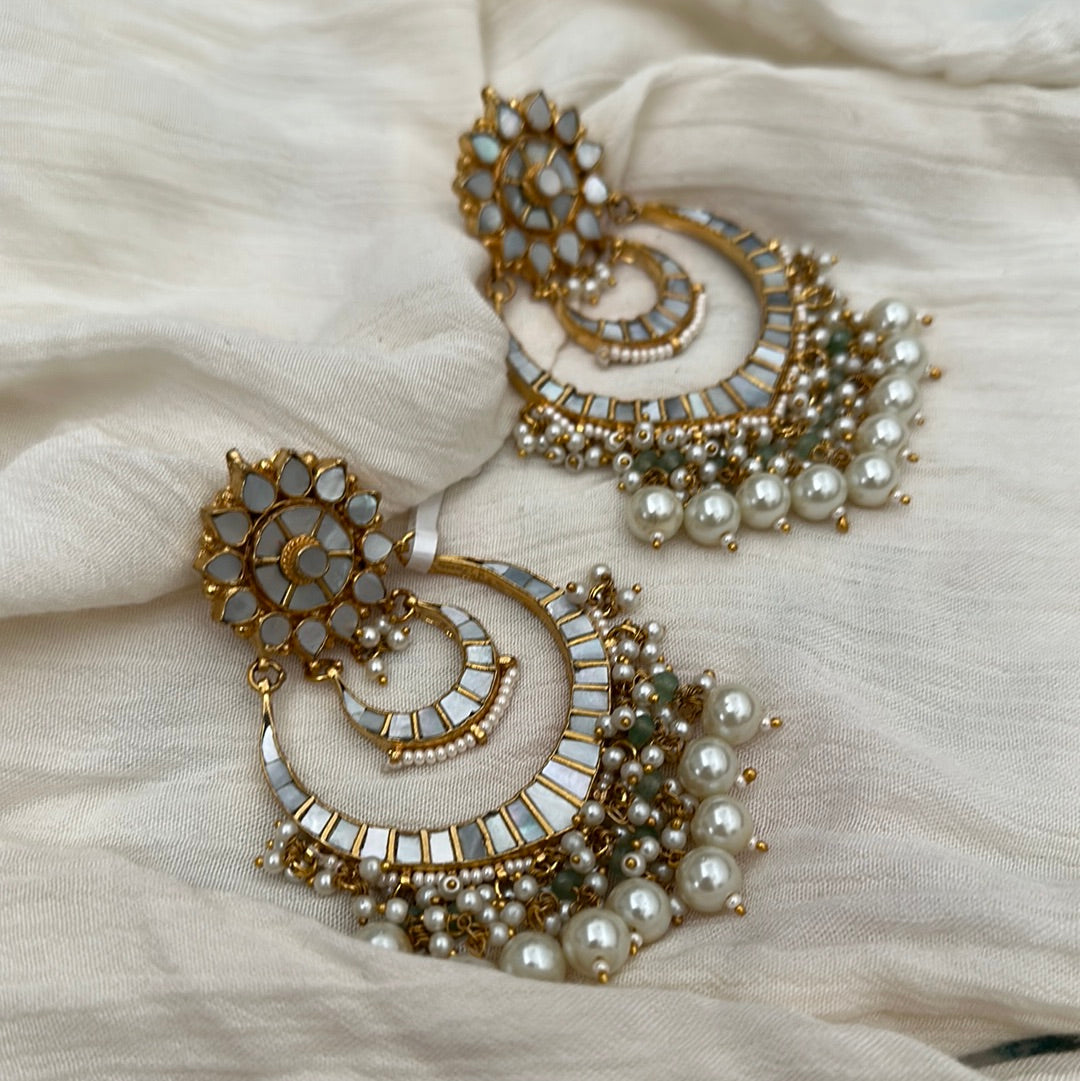 Chandiya Milky Earrings