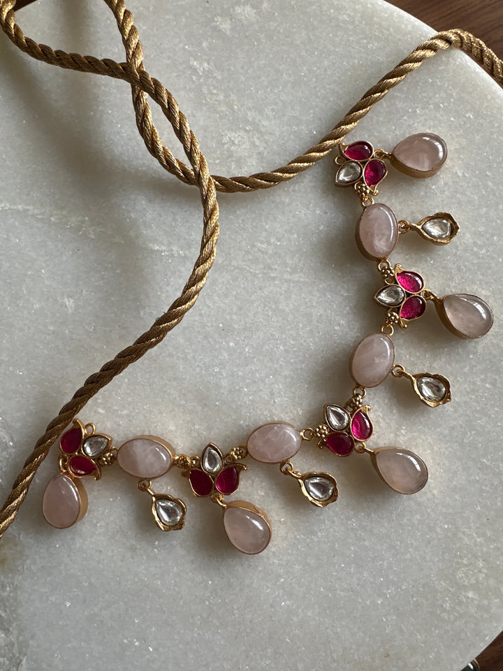 Rosa pink necklace