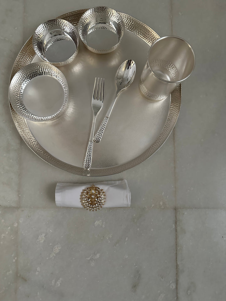 Silver plated dinner set