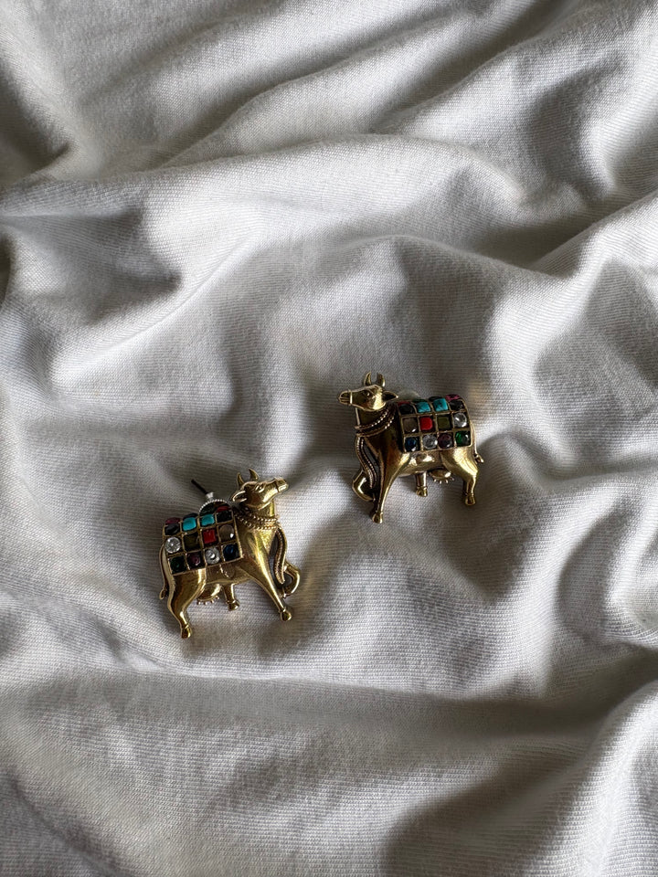 Kaira Cow Earrings