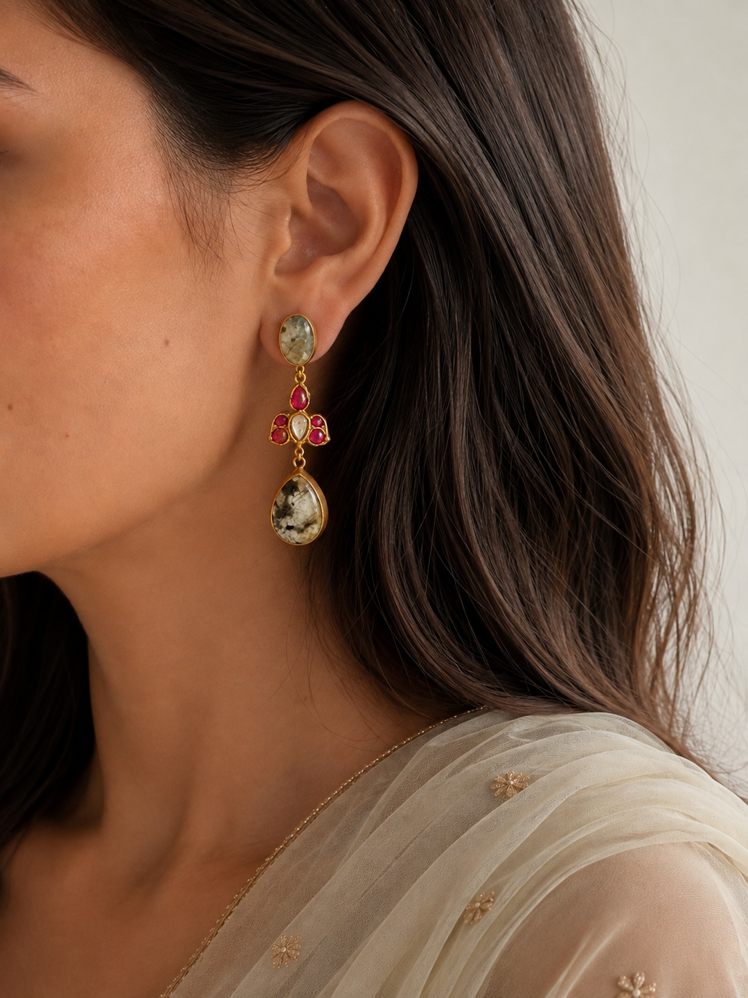 Madhu petal earrings