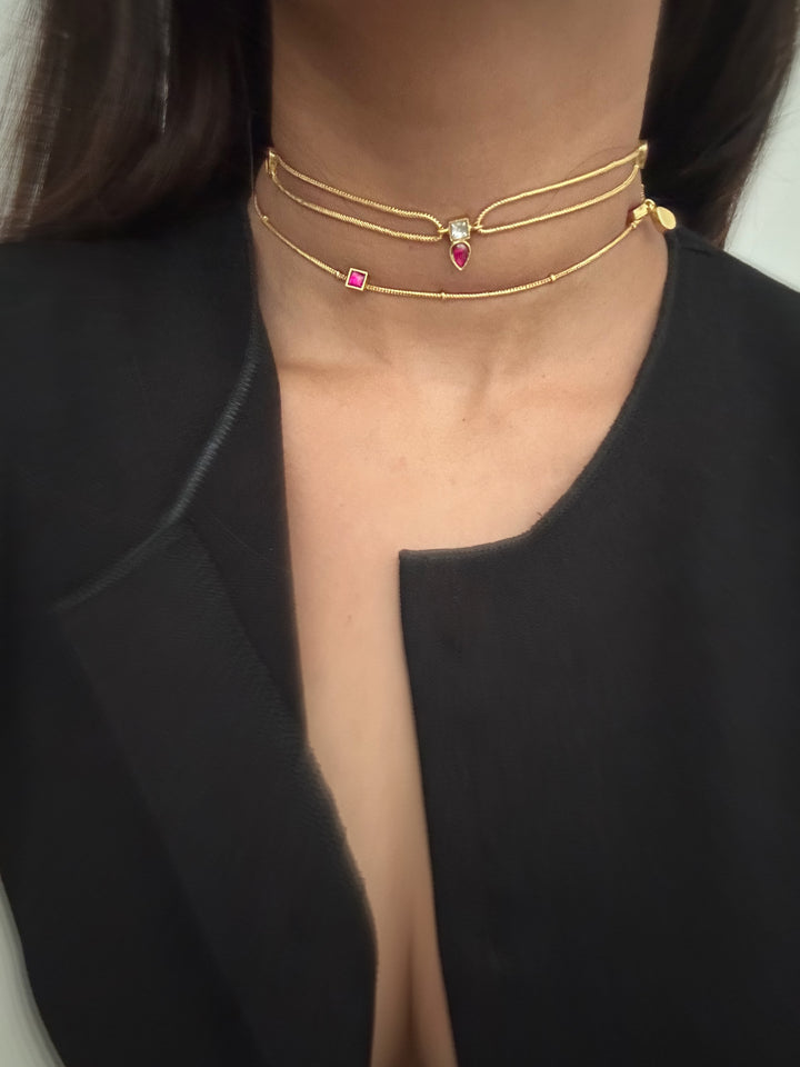 Bhumi delicate choker necklace