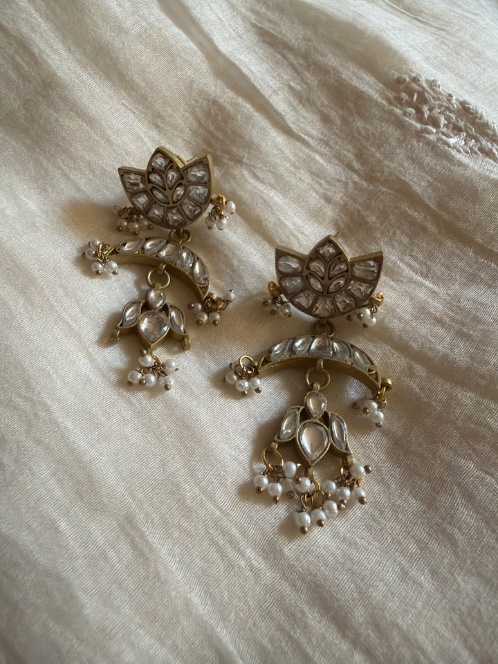 Bikaner lotus earrings